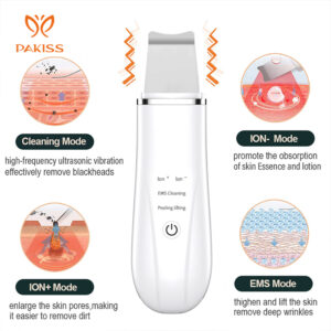 Blackhead removal spatula ultrasonic face cleaner